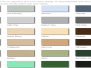 Standard Colours For Andek Products